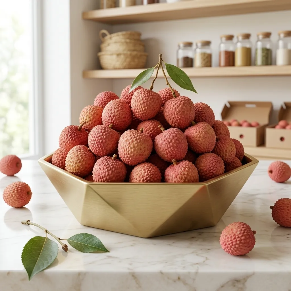Savor an absolute explosion of exotic nectar with our fresh Pakistani Lychees, sold by the kilogram. Air-freighted directly to Dubai, these seasonal delicacies feature a textured pink-red shell that peels away easily to reveal a translucent, pearl-white flesh. Packed with intense floral sweetness, they are the ultimate refreshing treat for your family. Buy by the KG today for guaranteed fresh quality.