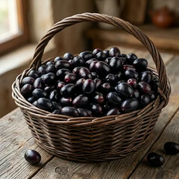 Black plum - Pakistani Blackberry - Jamun (Box) 🇵🇰 – Fresh Purple Jamun Berries | Sweet Tangy Fruits Delivery UAE