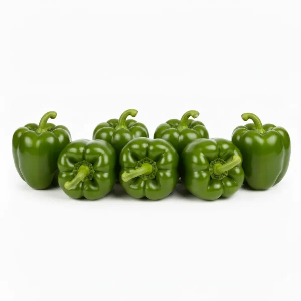 Fresh Green Capsicum 🇯🇴 – Premium Jordan Grown | Sweet Green Bell Peppers