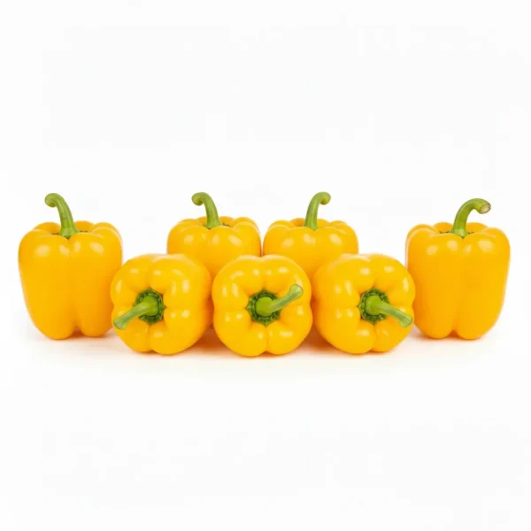 Fresh Yellow Capsicum 🇳🇱 – Premium Holland Imported | Sweet Golden Bell Peppers
