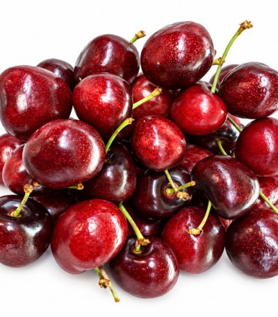 Glossy Dark Red Cherry Heap