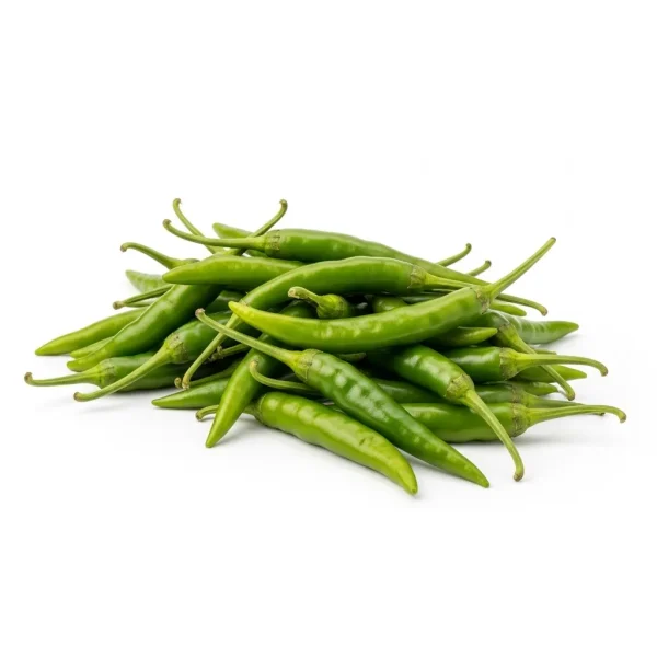Fresh Green Chili 🇮🇳 – Authentic India Origin | Spicy Small Green Chilies