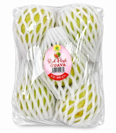 Packaged Red Flesh Guavas