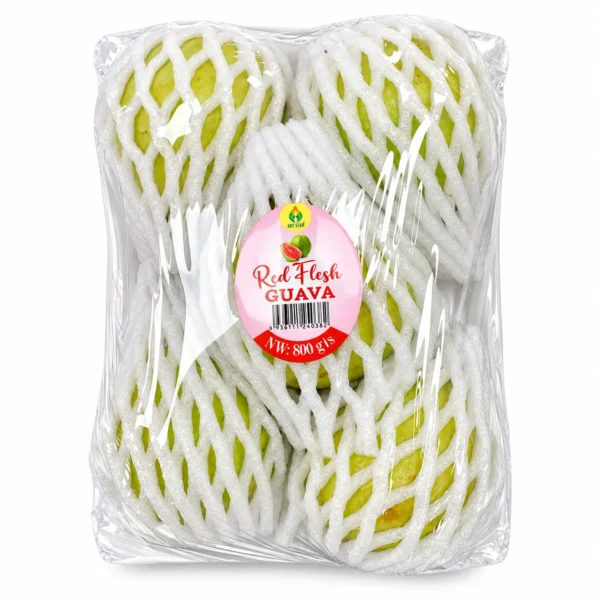 Packaged Red Flesh Guavas