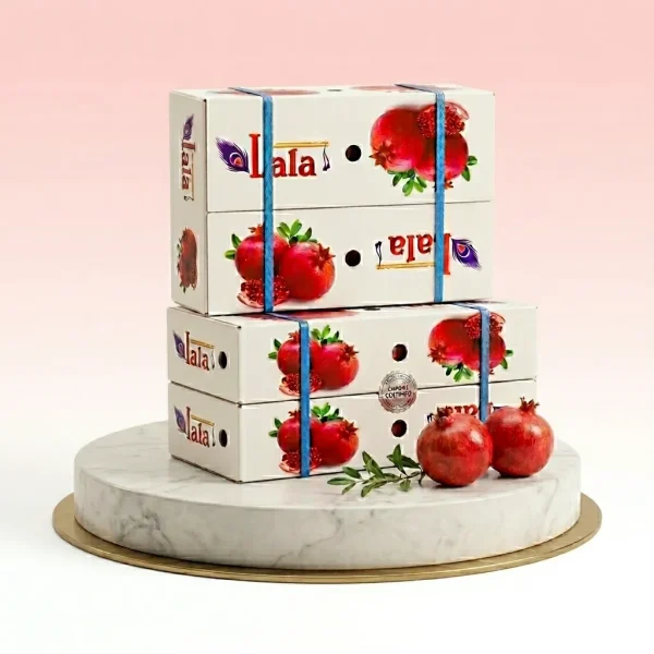 LALA Red Pomegranate (Box) 🇮🇳 – Famous LALA Brand Indian Import | Sweet Ruby Red Fresh Fruits Dubai