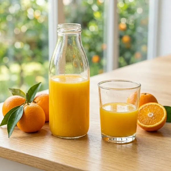 Fresh Orange Juice (1 Liter) – Pure Cold-Pressed Orange Juice | Sweet Citrus Immune Booster Dubai