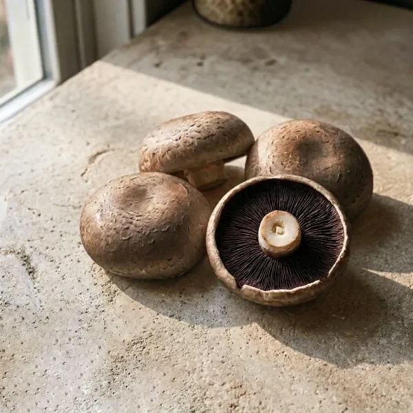 Portobello Mushroom (250g) – Fresh Jumbo Portobello Caps | Rich Meaty Savory Grilling Mushrooms Dubai