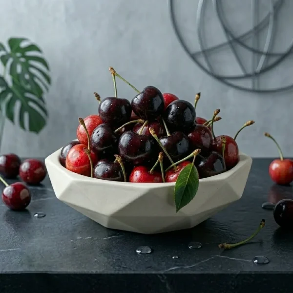 Red Cherry (500gm Box) 🇿🇦 – Fresh South African Cherries | Crisp Sweet Snacking Berries Dubai