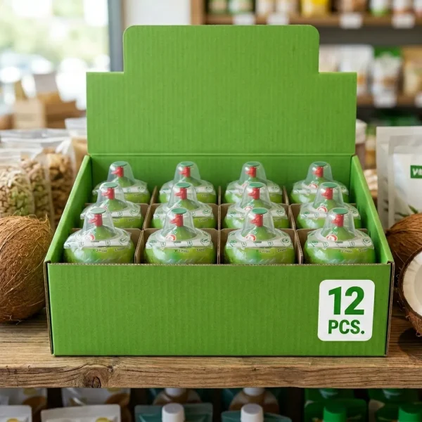 Thumb Coconut (Box of 12) 🇹🇭 – Premium Thailand Imported Mini Coconuts | Sweet Refreshing Easy-Open Coconut Water Dubai