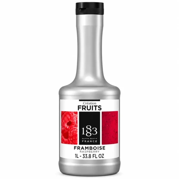 1883 Raspberry Puree (1 Litre) – Real Raspberry Fruit Puree | Coffee & Beverage Mix Dubai