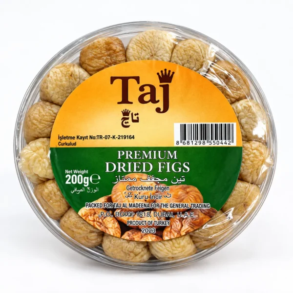 Dry Figs Taj (50 x 200 G (10 Kg Box)) - Premium Dry Figs Taj | Premium Dates UAE