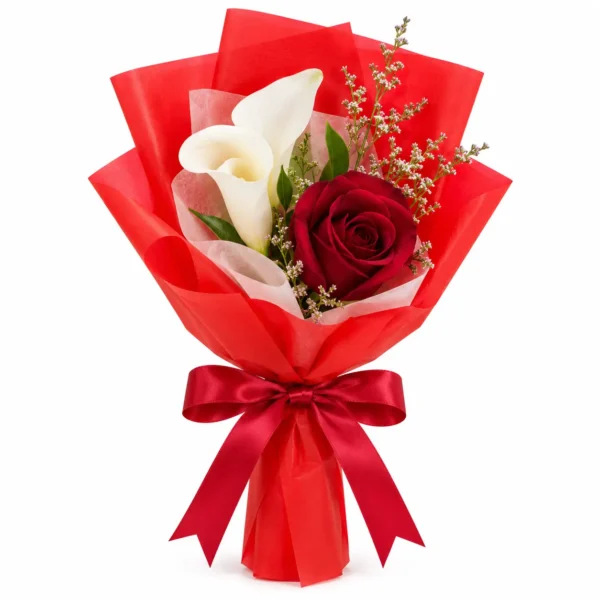 Single Rose Bouquet | Fresh Flower Bouquets & Gifts UAE