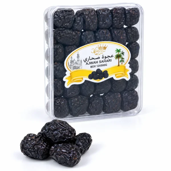 Ajwah Sahari Box (12 x 500 G (6 Kg Box)) - Premium Ajwah Sahari Box | Premium Dates UAE