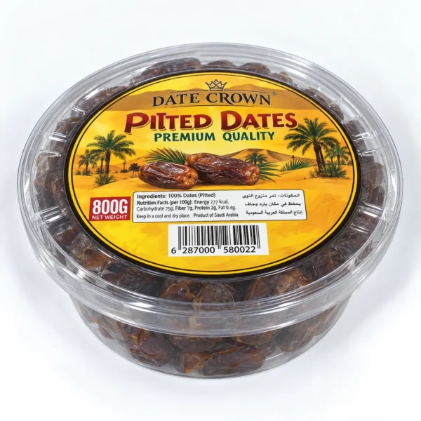 Algerian Pitted Dates (12 x 800 G (9.6 Kg Box)) - Premium Algerian Pitted Dates | Premium Dates UAE