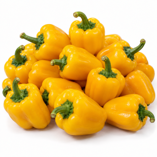 Capsicum Yellow Baby/Mini Capsicum Yellow (300 Gram) 🇳🇱 - Premium Dutch Imported Capsicum Yellow Baby/Mini Capsicum Yellow | Crisp, Nutrient-Rich Vegetables Dubai