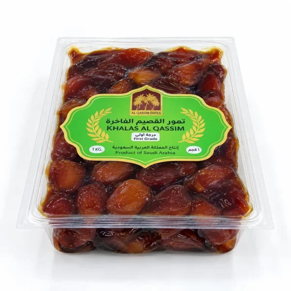 Khalas Ehsa (green) (8 x 1 Kg (8 Kg Box)) - Premium Khalas Ehsa (green) | Premium Dates UAE