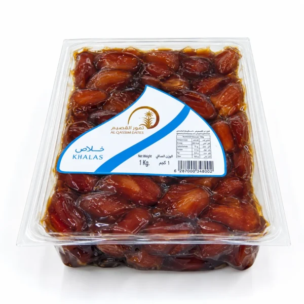 Khalas Wadi (blue) (8 x 1 Kg (8 Kg Box)) - Premium Khalas Wadi (blue) | Premium Dates UAE
