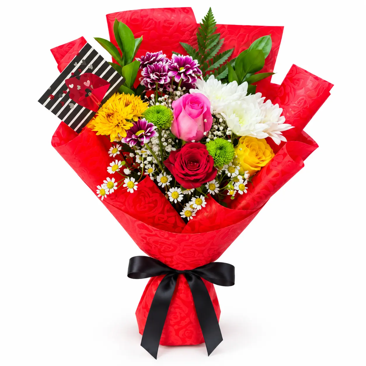 mixed-lowers-bouquet Mixed Flowers Bouquet | Fresh Flower Bouquets & Gifts UAE - Image 1