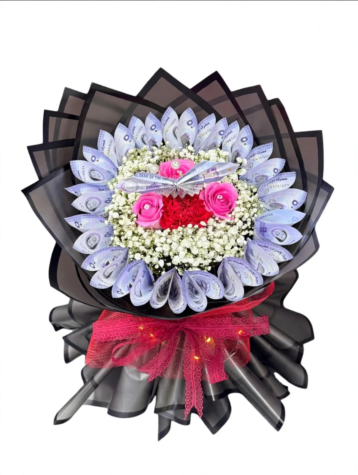 money-bouquet-50aed Money Bouquet (1000 AED) | Fresh Flower Bouquets & Gifts UAE - Image 1