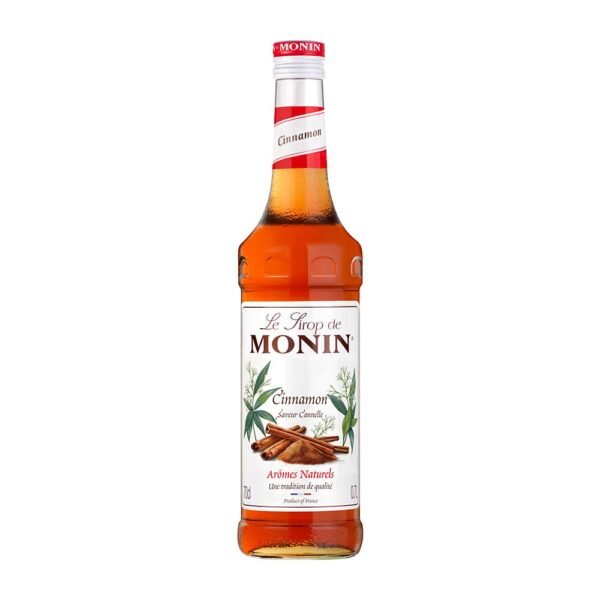 Monin Cinnamon Syrup (700ML) – Premium Flavoured Syrup | Coffee, Mocktail & Dessert Syrup Dubai