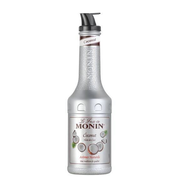 Monin Coconut Fruit Puree Mix (1 Litre) – Real Coconut Fruit Puree | Beverage & Dessert Mix for Cafés Dubai