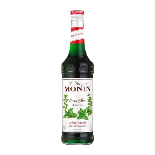 Monin Green Mint Syrup (700ML) – Premium Flavoured Syrup | Coffee, Mocktail & Dessert Syrup Dubai
