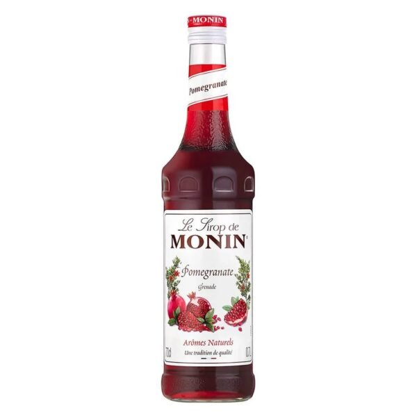 Monin Pomegranate Syrup (700ML) – Premium Flavoured Syrup | Coffee, Mocktail & Dessert Syrup Dubai