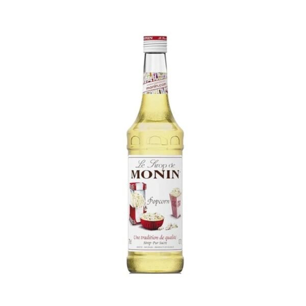 Monin Popcorn Syrup (700ML) – Premium Flavoured Syrup | Coffee, Mocktail & Dessert Syrup Dubai
