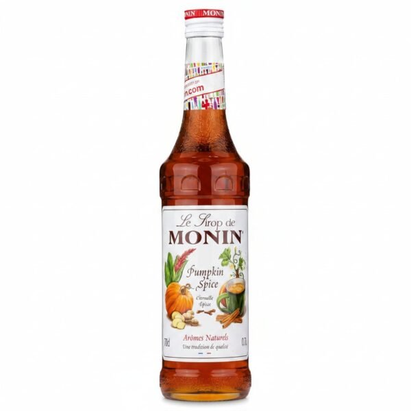 Monin Pumpkin Spice Syrup (700ML) – Premium Flavoured Syrup | Coffee, Mocktail & Dessert Syrup Dubai
