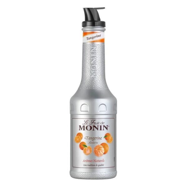 Monin Tangerine Fruit Puree Mix (1 Litre) – Real Tangerine Fruit Puree | Beverage & Dessert Mix for Cafés Dubai