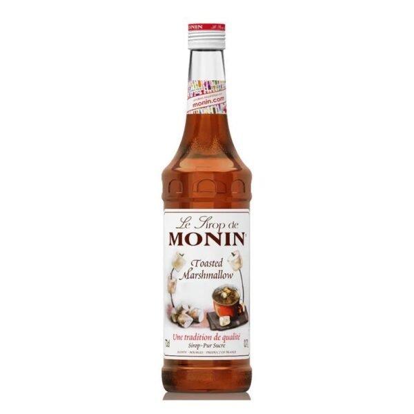 Monin Toasted Marshmallow Syrup (700ML) – Premium Flavoured Syrup | Coffee, Mocktail & Dessert Syrup Dubai