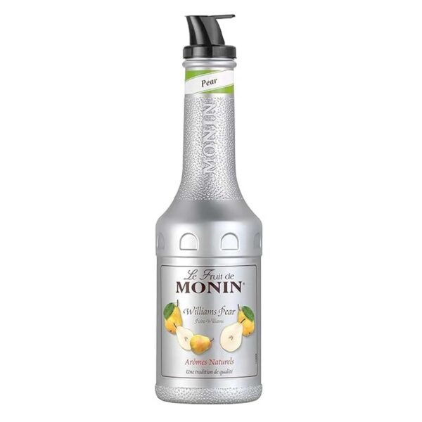 Monin Williams Pear Fruit Puree Mix (1 Litre) – Real Williams Pear Fruit Puree | Beverage & Dessert Mix for Cafés Dubai