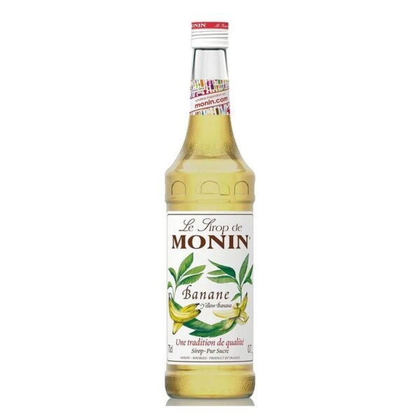 Monin Yellow Banana Syrup (700ML) – Premium Flavoured Syrup | Coffee, Mocktail & Dessert Syrup Dubai