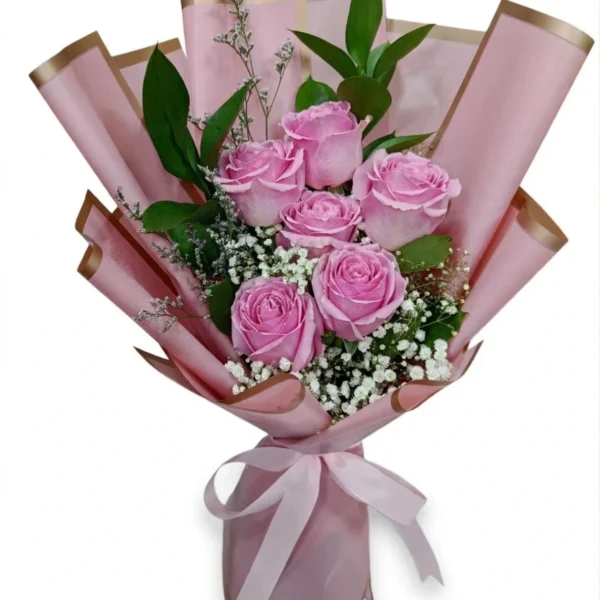 Pink Rose Bouquet | Fresh Flower Bouquets & Gifts UAE